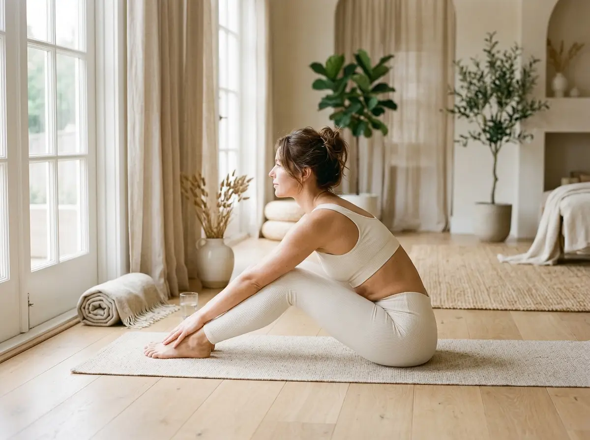 Patient stretching to support back pain recovery