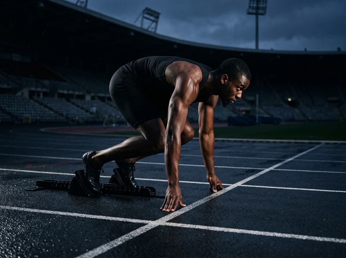 Athlete training and moving with confidence